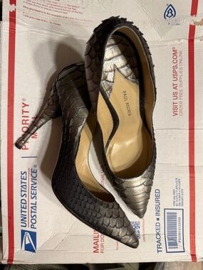 Paul Andrew genuine Python shoes 381/2 made in Italy